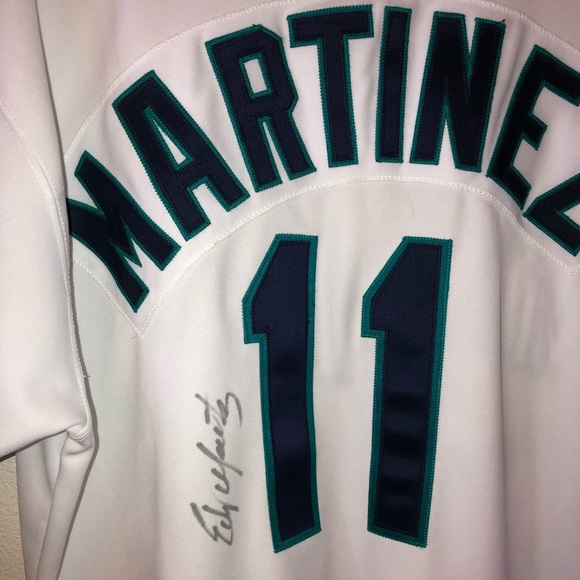 Seattle Mariners Signed Baseball Jersey - Picture 3 of 5